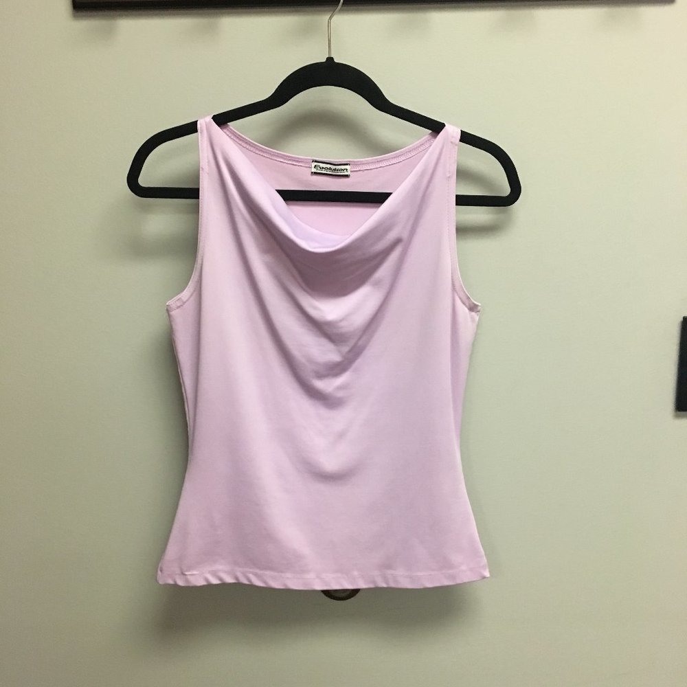 Evolution Not Revolution Draped Front Top - Size M - image 1